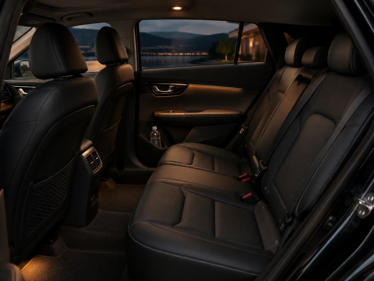 Spotless cabin of the Kia Niro Hybrid